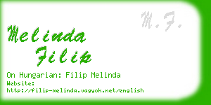 melinda filip business card